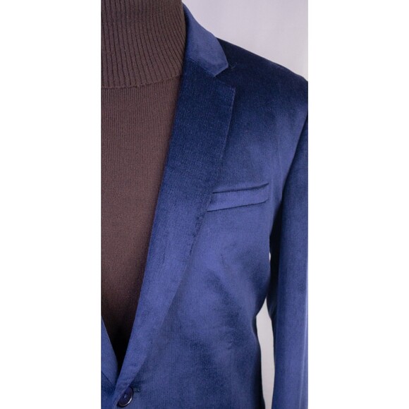 GUESS DEAN Sport Coat Jacket Casual Blazer Sz XL (46) Blue Two Button Cotton EUC - Picture 5 of 15